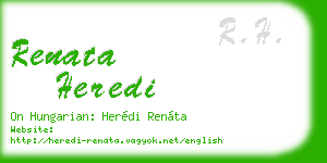 renata heredi business card